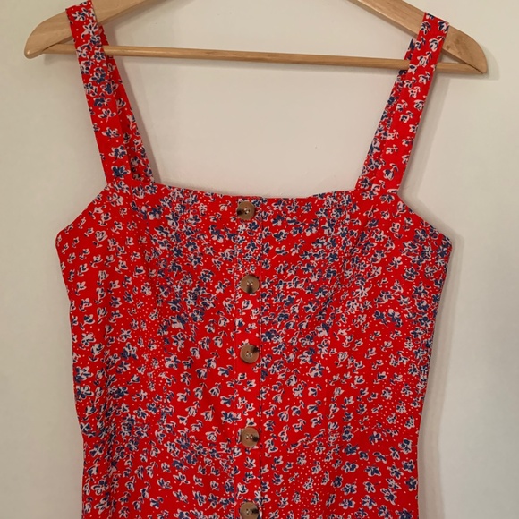 Nightwalker Chloe Dress - Red Floral - Picture 5 of 5